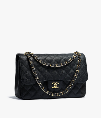 Chanel CAVIAR QUILTED JUMBO DOUBLE FLAP Bag