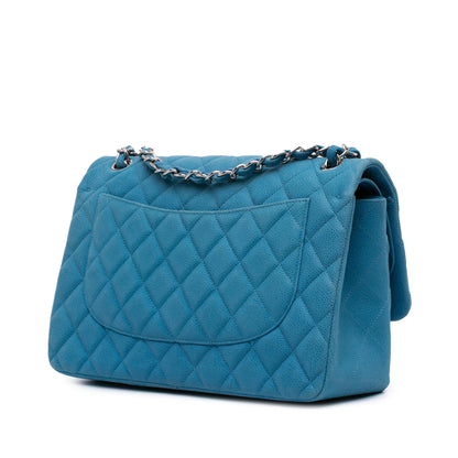 Chanel Gabrielle Caviar Blue Shoulder Bag Style 2