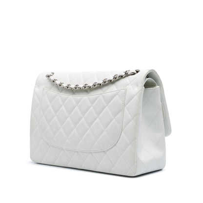 Chanel Gabrielle Caviar White Shoulder Bag Style 5