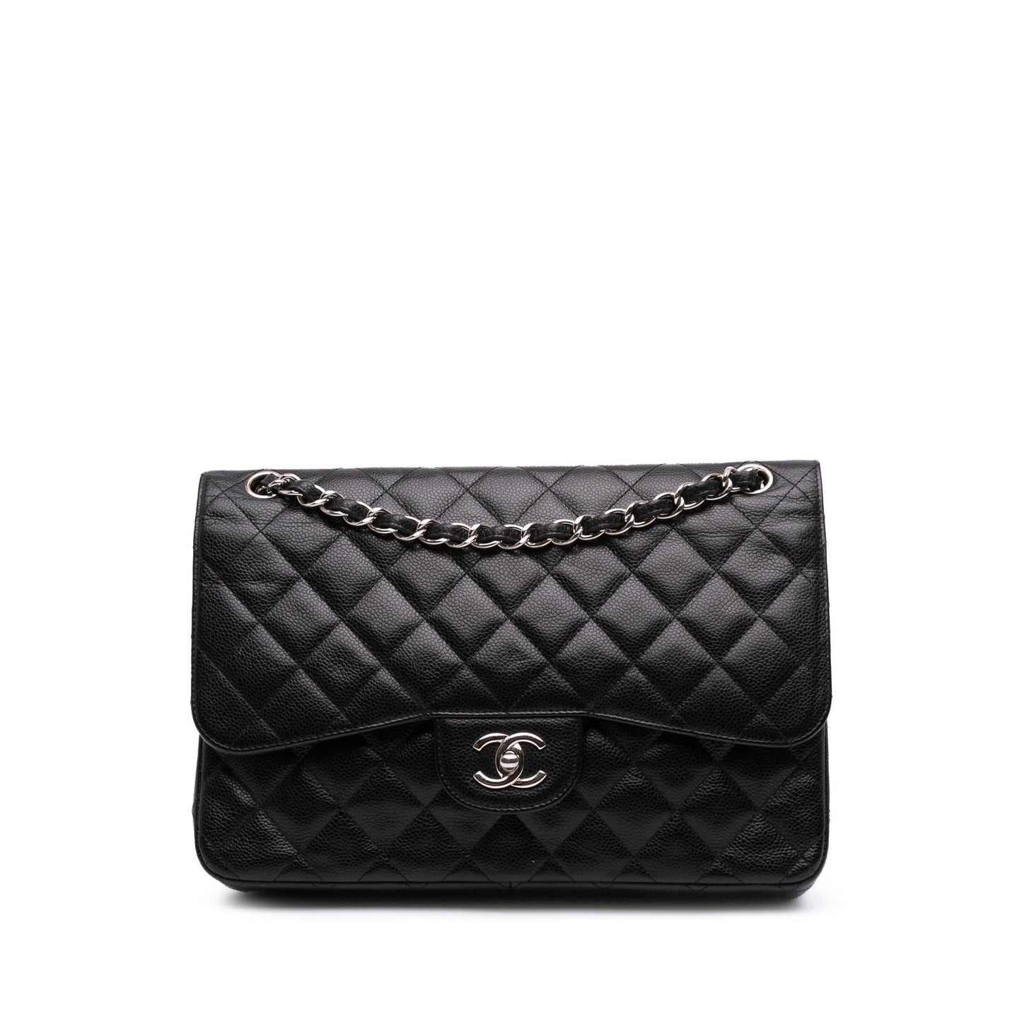 Chanel Gabrielle Caviar Black Shoulder Bag Style 8
