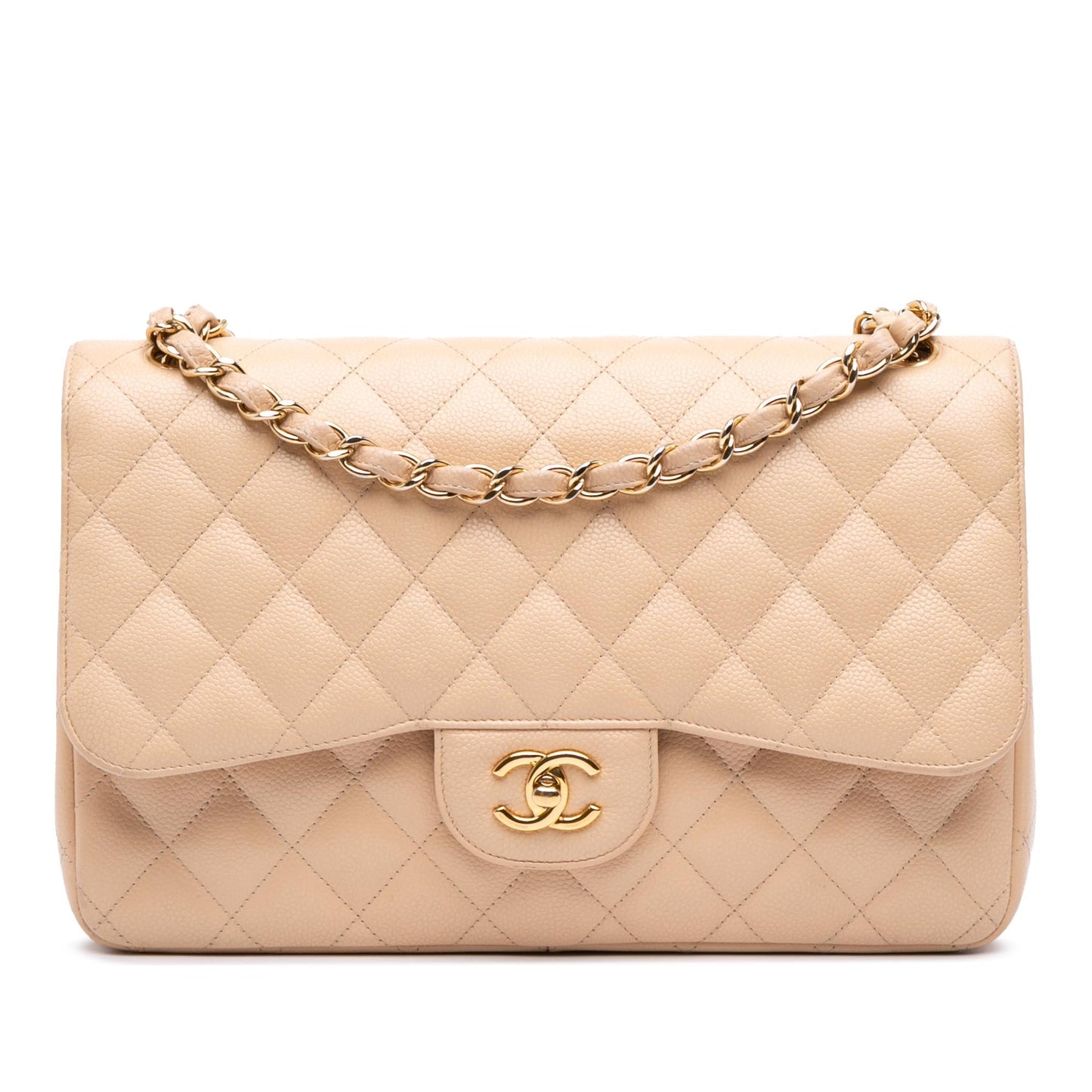 Chanel Gabrielle Caviar Brown Shoulder Bag Style 4
