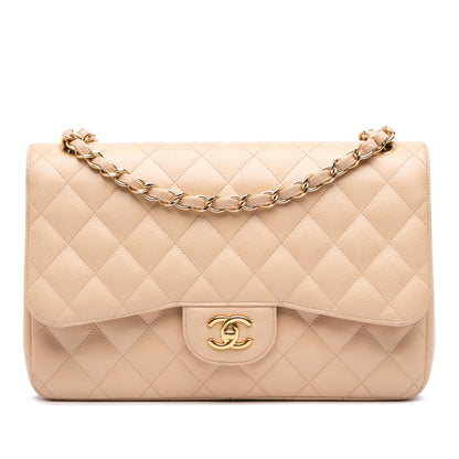 Chanel Gabrielle Caviar Brown Shoulder Bag Style 4