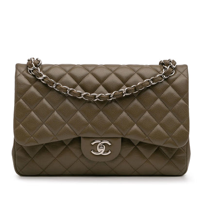 Chanel Gabrielle Caviar Brown Shoulder Bag Caviar