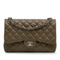 Chanel Gabrielle Caviar Brown Shoulder Bag Caviar