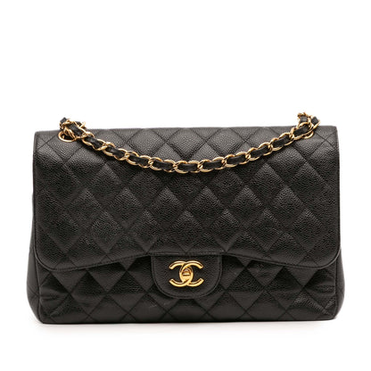 Chanel Gabrielle Caviar Black Shoulder Bag Style 5