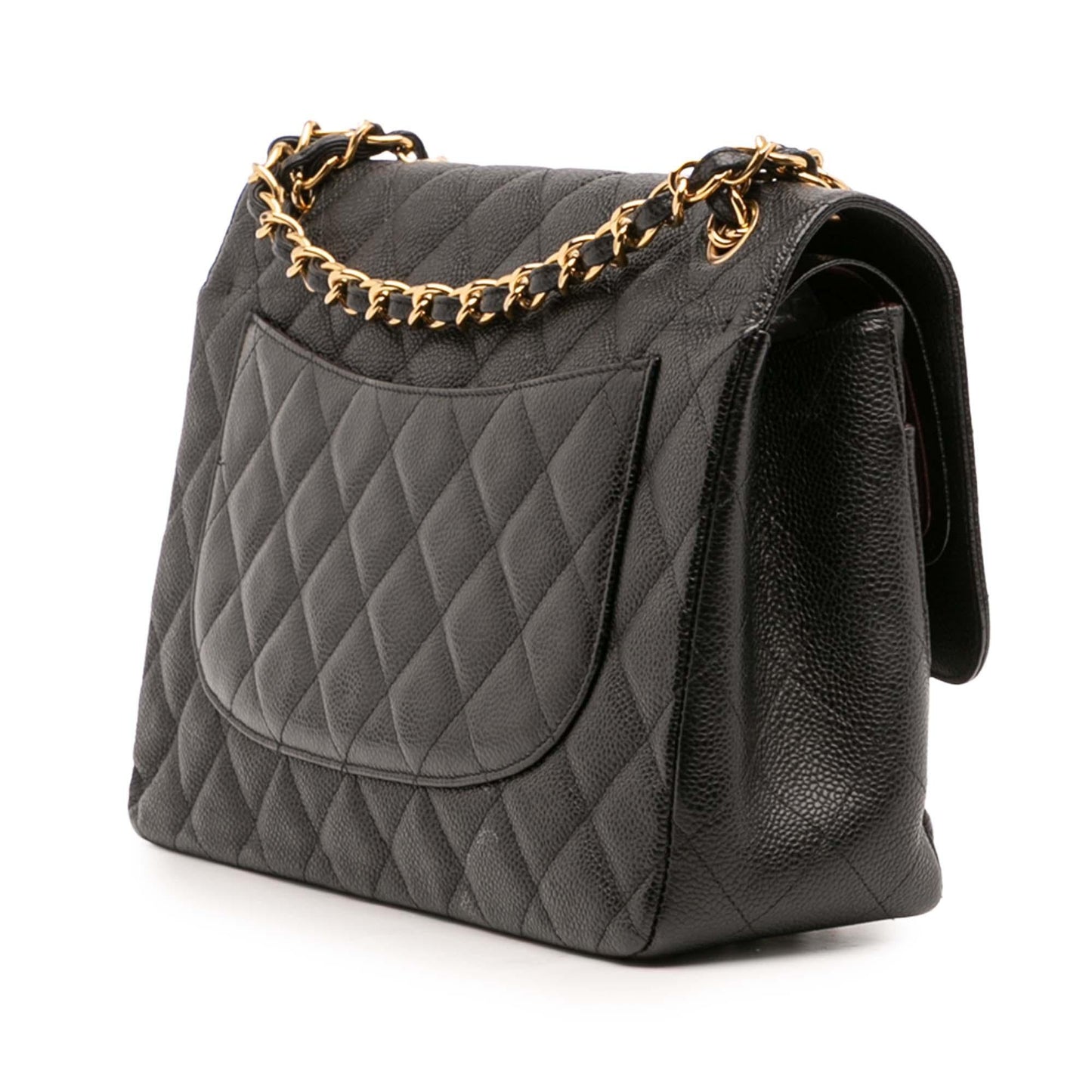 Chanel Gabrielle Caviar Black Shoulder Bag Style 5