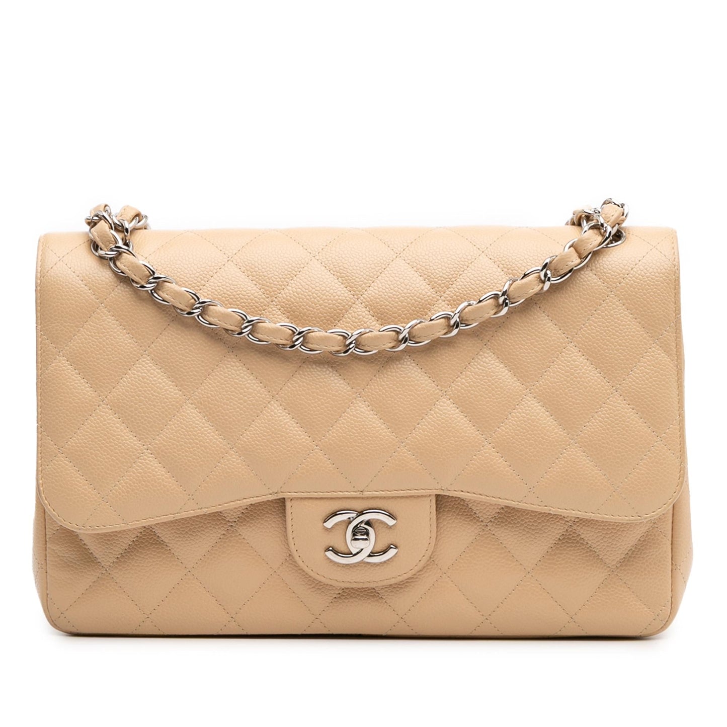 Chanel Gabrielle Caviar Brown Shoulder Bag