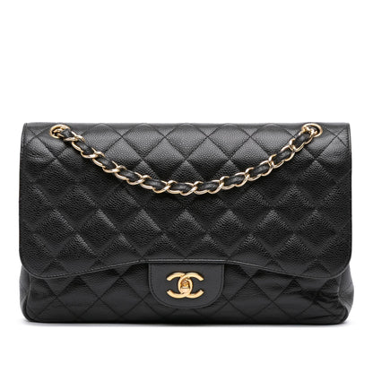 Chanel Gabrielle Caviar Black Shoulder Bag Style 3