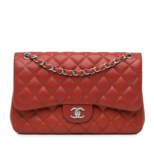 Chanel Gabrielle Caviar Red Shoulder Bag
