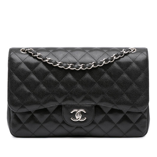 Chanel Gabrielle Caviar Black Shoulder Bag Caviar