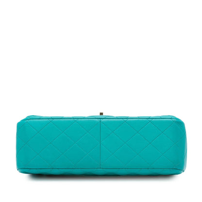 Chanel Gabrielle Lambskin Blue Shoulder Bag Style 11