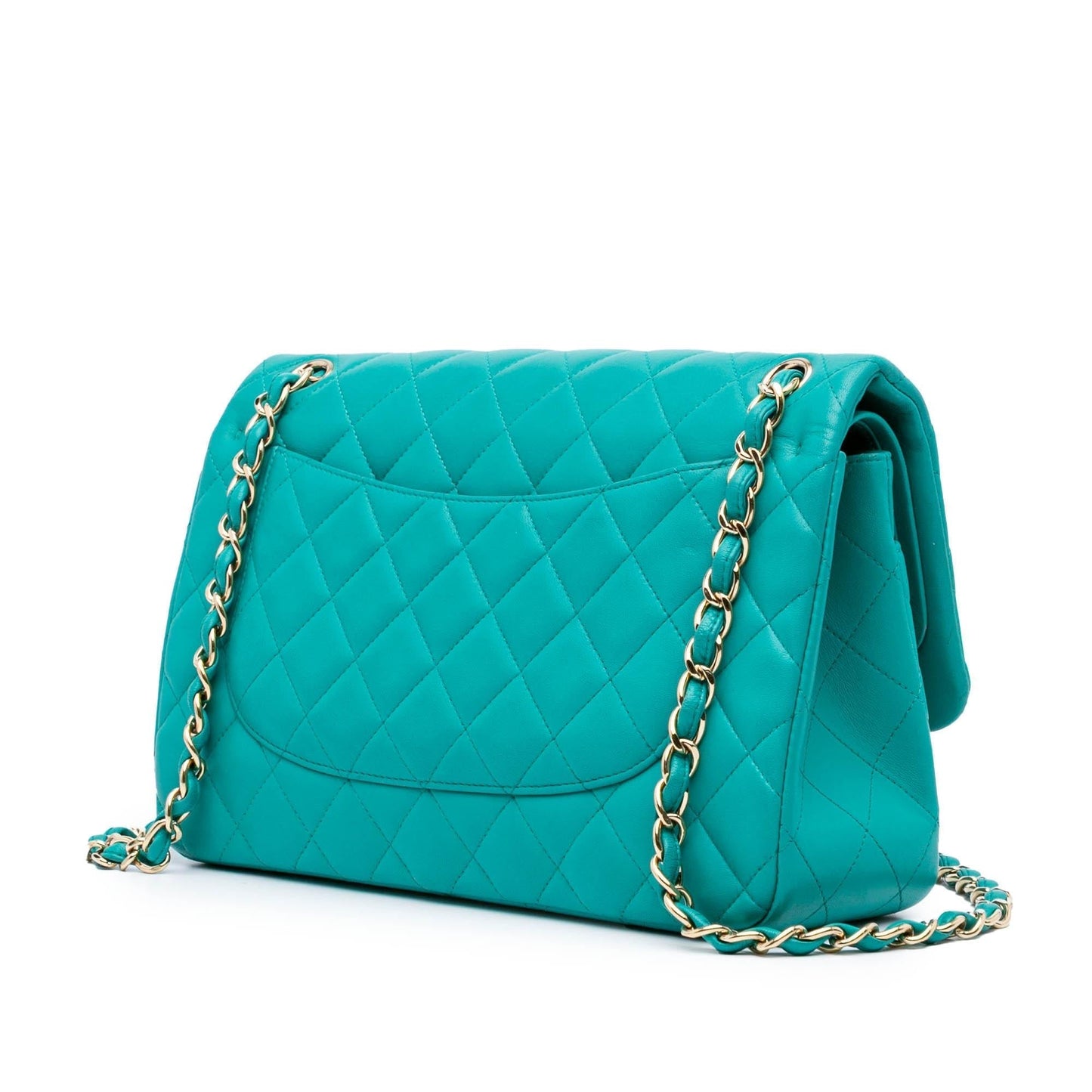 Chanel Gabrielle Lambskin Blue Shoulder Bag Style 11