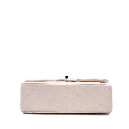 Chanel Gabrielle Lambskin White Shoulder Bag Style 7