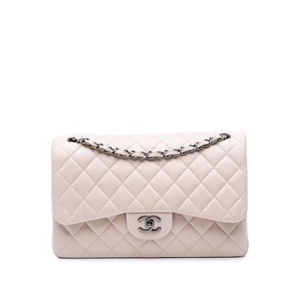 Chanel Gabrielle Lambskin White Shoulder Bag Style 7