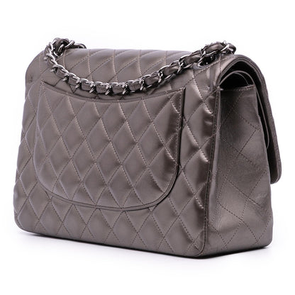 Chanel Gabrielle Lambskin Grey Shoulder Bag Style 2
