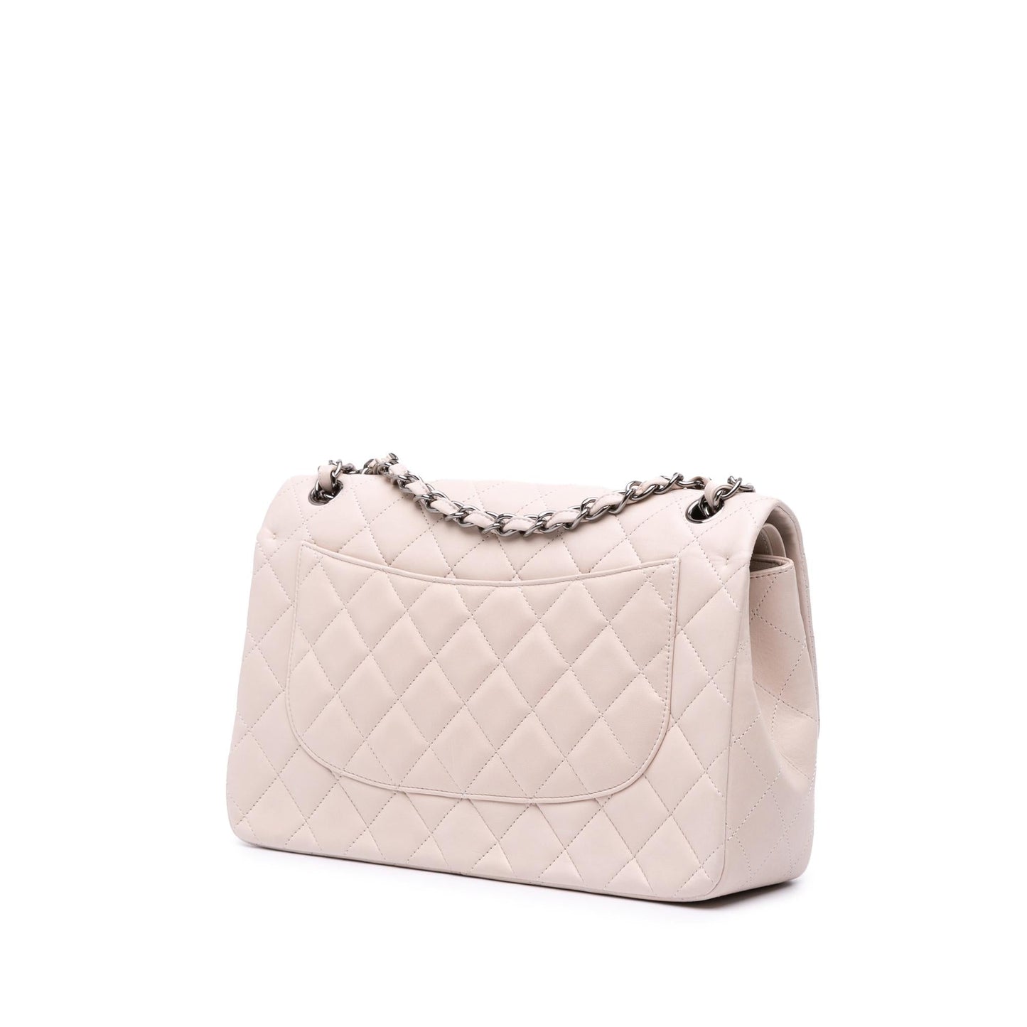 Chanel Gabrielle Lambskin White Shoulder Bag Lambskin
