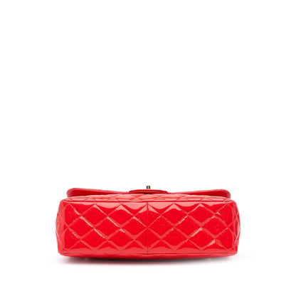 Chanel Gabrielle Patent Leather Red Shoulder Bag Style 2