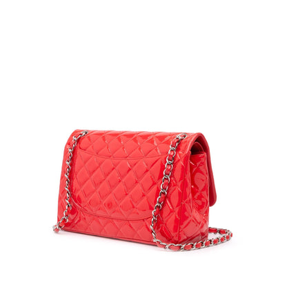 Chanel Gabrielle Patent Leather Red Shoulder Bag Style 2