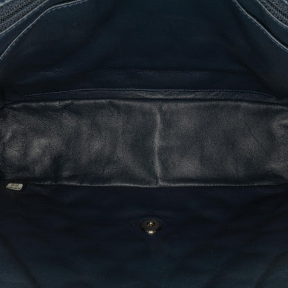 Chanel Gabrielle Patent Leather Blue Shoulder Bag Style 4