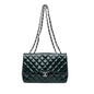 Chanel Gabrielle Patent Leather Blue Shoulder Bag Style 4