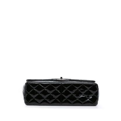 Chanel Gabrielle Patent Leather Black Shoulder Bag Style 21
