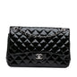 Chanel Gabrielle Patent Leather Black Shoulder Bag Style 10