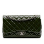 Chanel Gabrielle Patent Leather Green Shoulder Bag