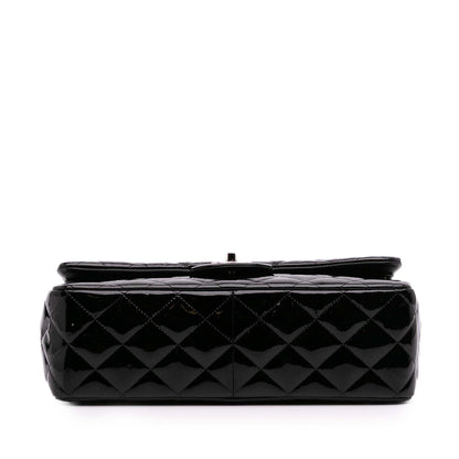 Chanel Gabrielle Patent Leather Black Shoulder Bag Style 3