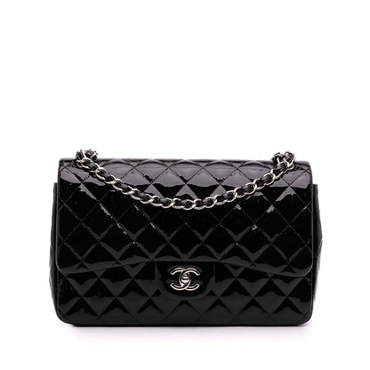 Chanel Gabrielle Patent Leather Black Shoulder Bag Style 3