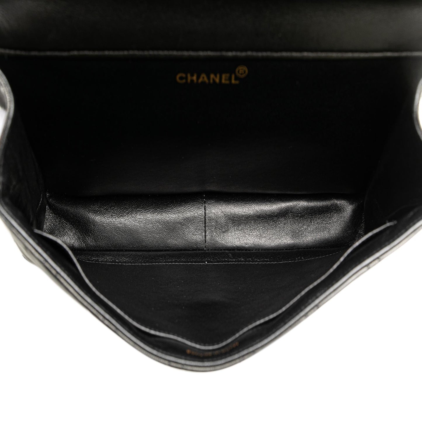 Chanel Gabrielle Lambskin Black Shoulder Bag Style 74