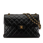 Chanel Gabrielle Lambskin Black Shoulder Bag Style 74