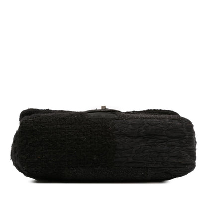 Chanel Jumbo Patchwork Tweed Flap