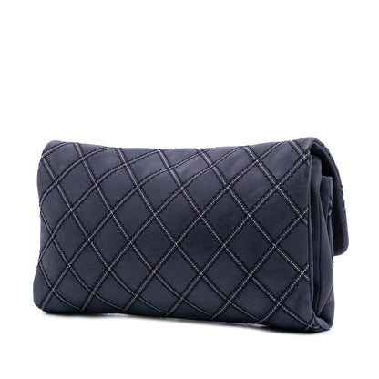 Chanel Gabrielle Calfskin Blue Shoulder Bag