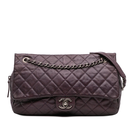 Chanel Gabrielle Caviar Tan Shoulder Bag Style 2