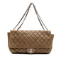Chanel Jumbo Quilted Lambskin Coco Rain Flap