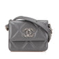 Chanel Lambskin 19 Flap Coin Purse With Chain