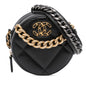 Chanel Lambskin 19 Round Clutch With Chain