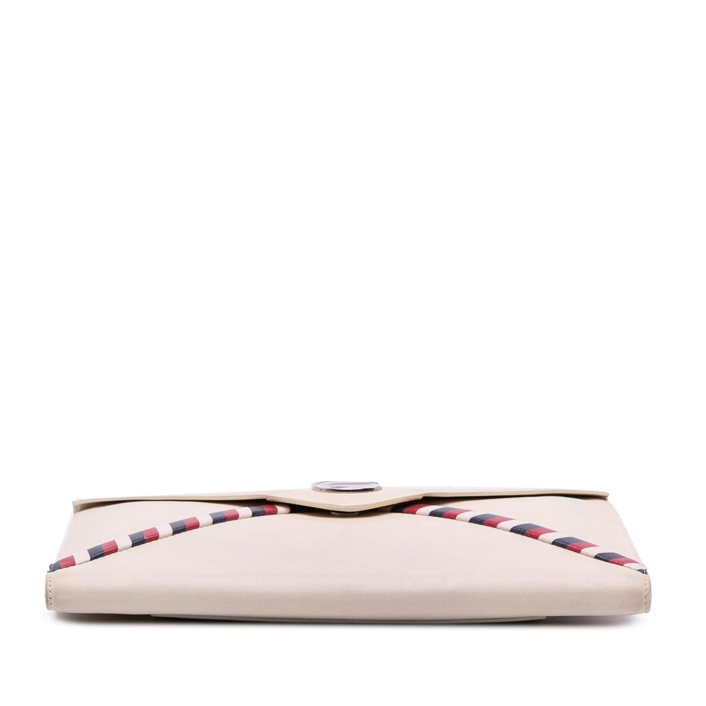 Chanel Gabrielle Lambskin White Shoulder Bag Style 10