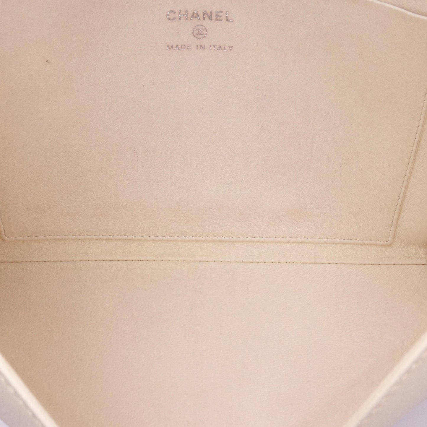 Chanel Gabrielle Lambskin White Shoulder Bag Style 10