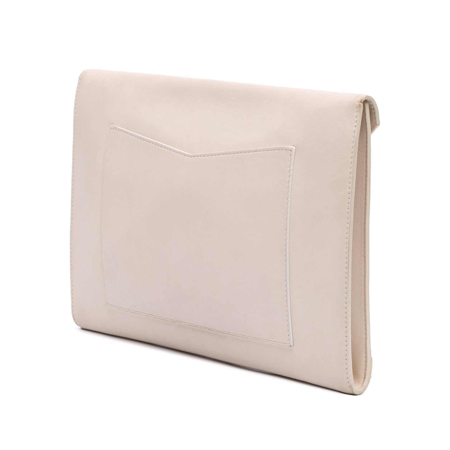 Chanel Gabrielle Lambskin White Shoulder Bag Style 10