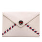 Chanel Gabrielle Lambskin White Shoulder Bag Style 6