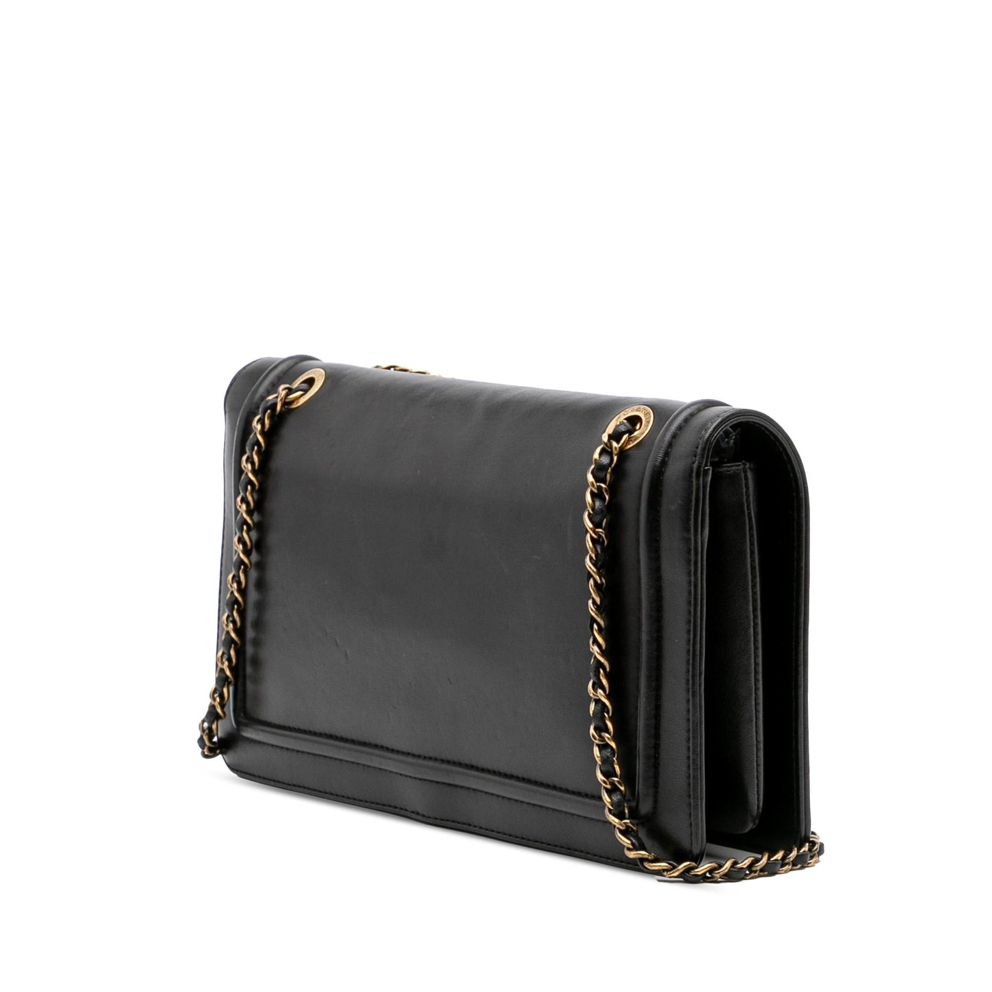 Chanel Lambskin Cc Antico Flap
