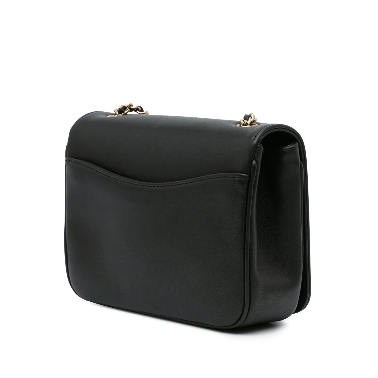 Chanel Gabrielle Lambskin Black Shoulder Bag Style 61