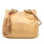 Chanel Lambskin Cc Tassel Shoulder Bag