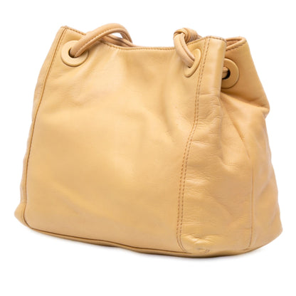 Chanel Lambskin Cc Tassel Shoulder Bag