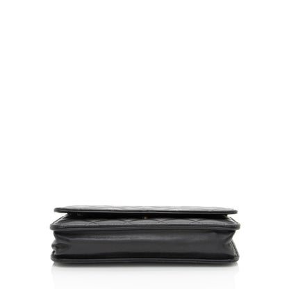 Chanel Lambskin Classic Wallet On Chain