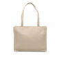Chanel Lambskin Embossed Cc Camellia Tote