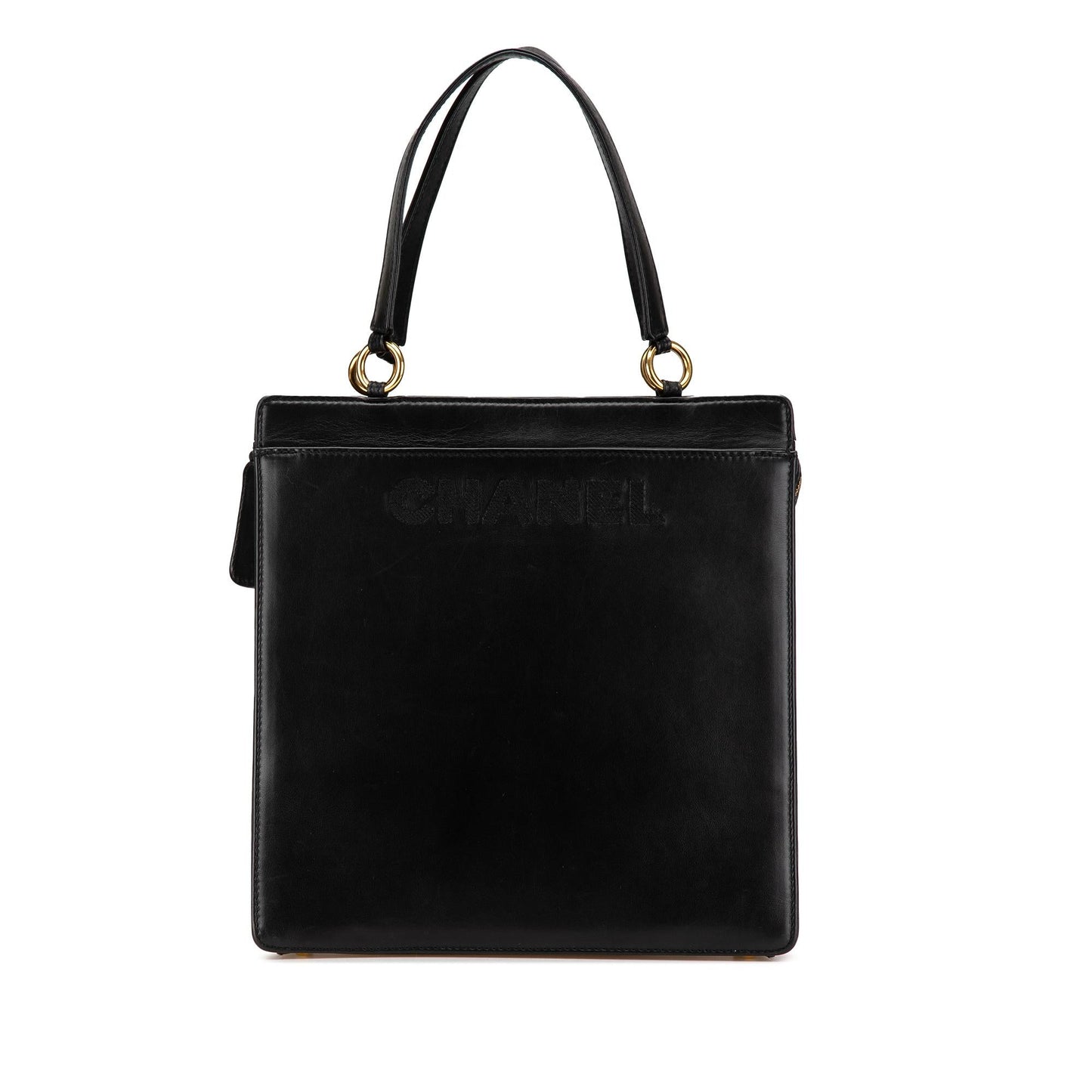Chanel Gabrielle Lambskin Black Tote Bag