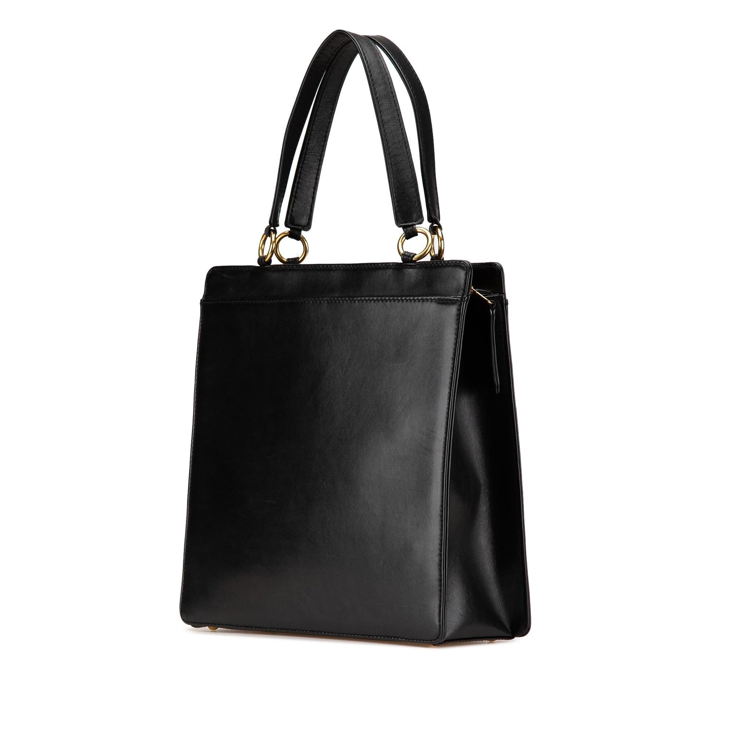 Chanel Gabrielle Lambskin Black Tote Bag