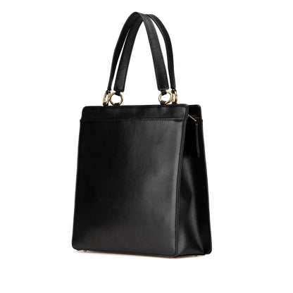 Chanel Gabrielle Lambskin Black Tote Bag